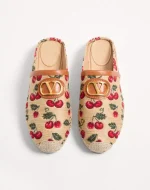 Valentino Vlogo Signature Mule With Cherryfic Motif 25Mm - Image 5